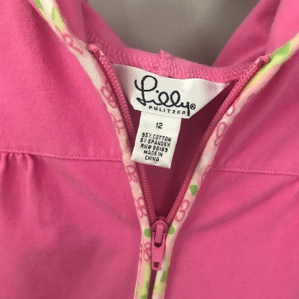 Lilly Pulitzer Little Girl’s Hoodie - Picture 3 of 4